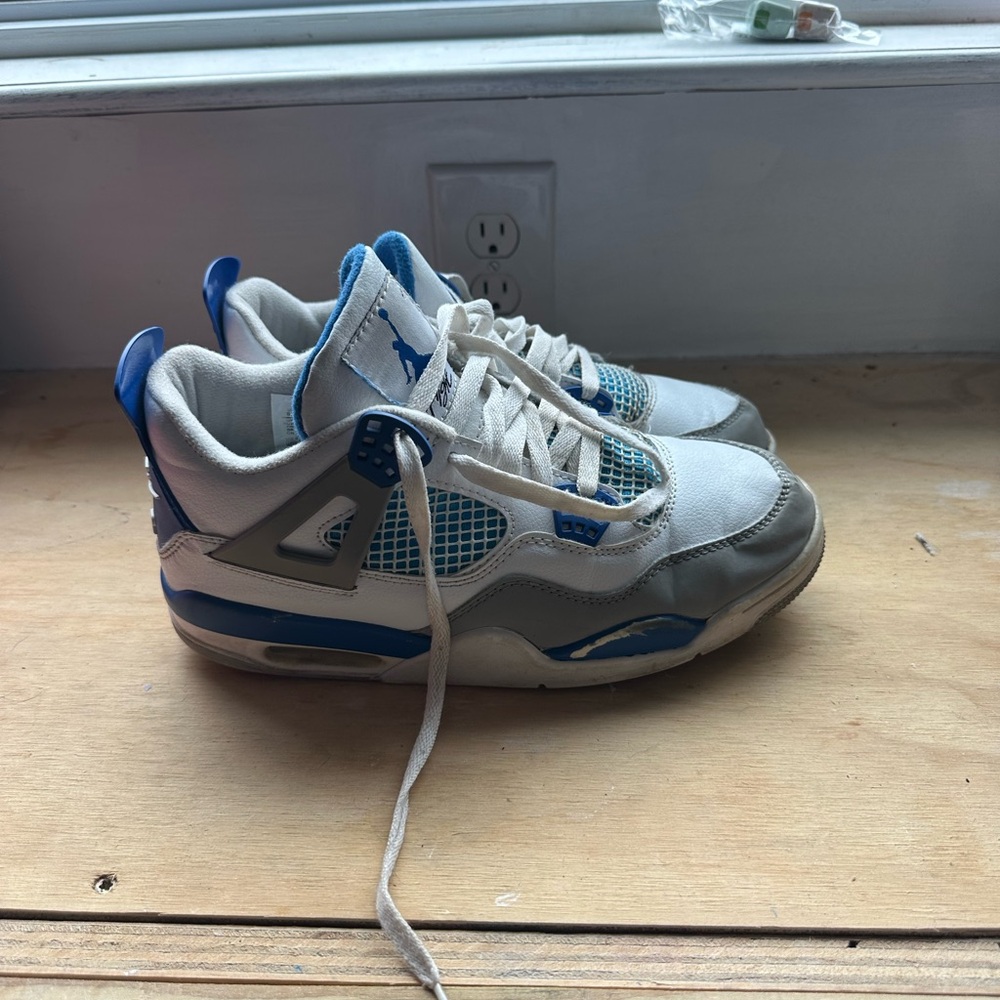 Jordan Blue and White Men's Sneakers